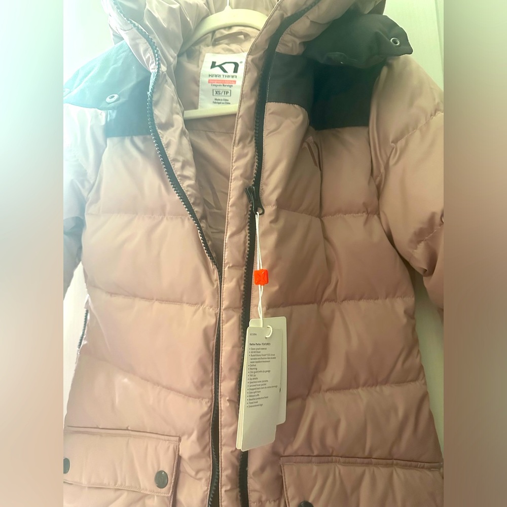 Rare!💝Kari Traa Sold Out Ltd Ed Ski Parka~Petal Pink&Black🎀Last one!🥰 - Picture 4 of 16